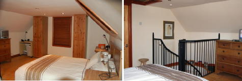 bedroom with ensuite bathroom